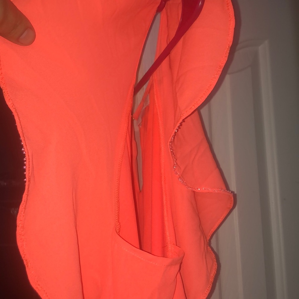 Perfect brunch neon orange dress by GB - Picture 6 of 9